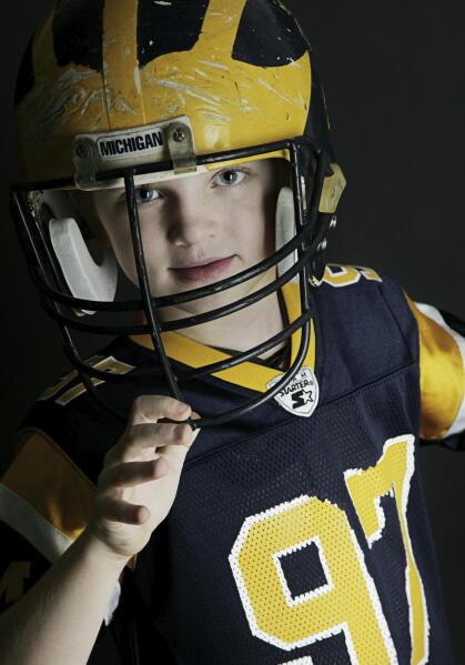 Hutch football helmet top